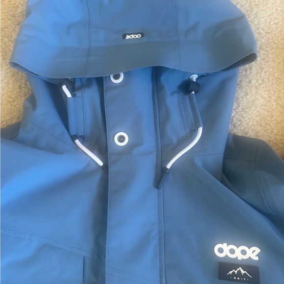 DOPE Blue Hooded Jacket - Picture 13 of 14